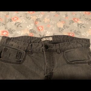 Free People Grey Skinny Jeans size 30